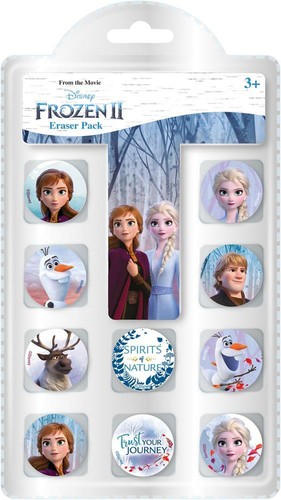 Disney frozen erasers - 2, pack