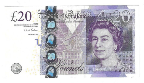 Great britain twenty - £20,