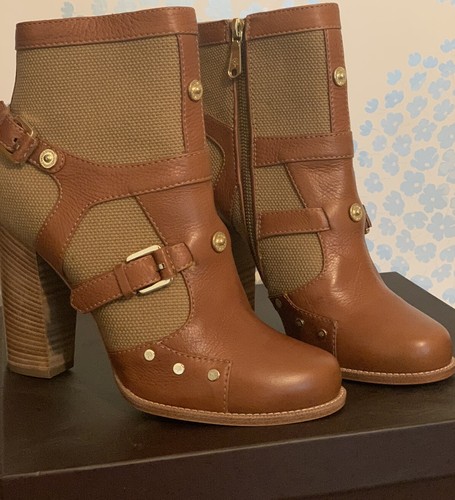 Mulberry tan leather boots - tan,