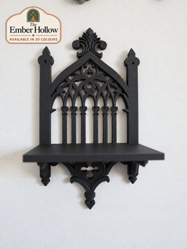 Cathedral arch wall shelf - wall,