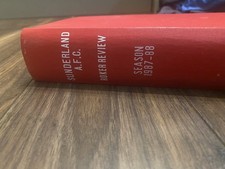 Sunderland 1987-88 programme binder  with all home programmes +  England schools