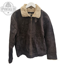 Vintage brown shearling - vintage, b3