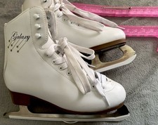 SFR Galaxy Ice Skates White Size 4 UK (37EUR) With Bag and Blade Covers