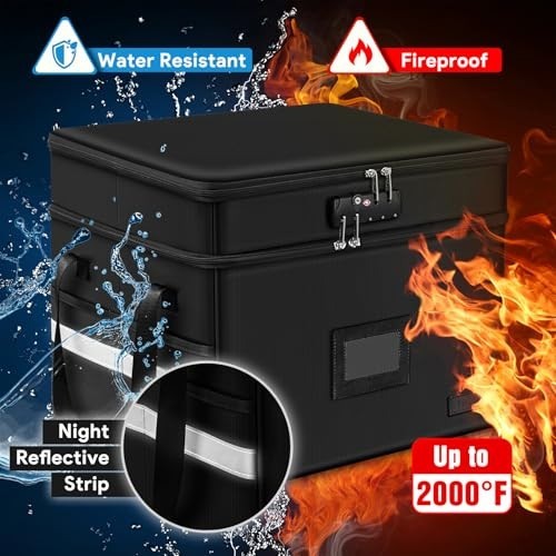 New fireproof document box - new,