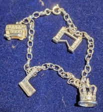925 silver London  souvenir bracelet made in England