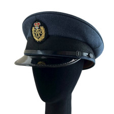 British RAF Dress Cap Peaked Blue Royal Air Force Large 59cm
