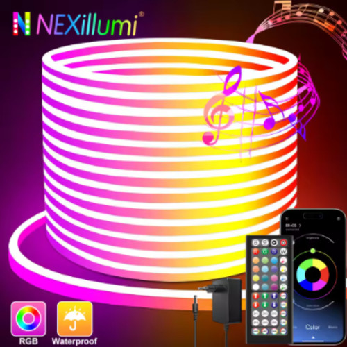 Led neon strip - lights, 20m