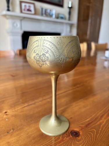 Brass goblet solid - goblet,