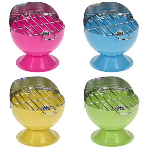 Metal ashtray round - metal,