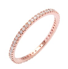 Rose Gold 1/3 carat Pave