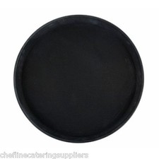 Round Non-Slip Tray - 11/ 14 /16 inch Bar, Pub, Waiter Service Tray