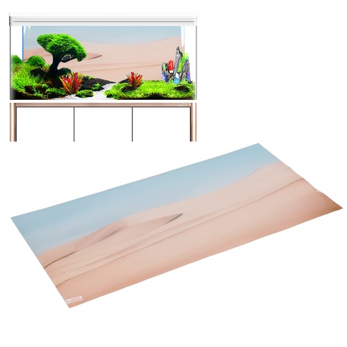 Pvc aquarium background - 3d,