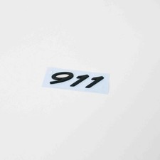 PORSCHE 911 991 Rear Bumper Cover Manufacturer's Badge 99155923103 NEW