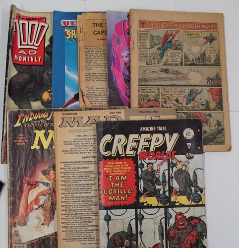 Job lot vintage comics - job,