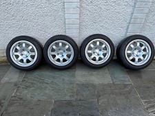 !! 205 GTi 15" Speedline SL434 / SL 434 Silver Alloy Wheels & Tyres (SPOTLESS)!!