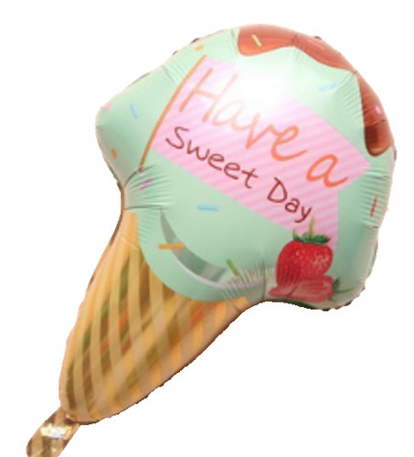 Ice cream balloon birthday - ice,