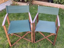 Pair Of Green Wooden Directors