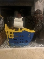 2 ft Fisher Price, Jake Neverland pirate ship mighty colossal rare collectable