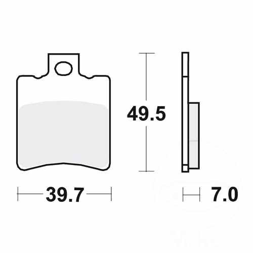 Brake pad front - brake, zz