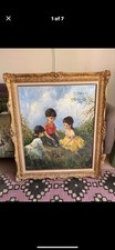 Large vintage kitsch original - vintage,