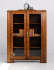 Art Deco Golden Oak Glazed