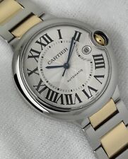 Cartier Ballon Bleu Gents Watch Steel & 18ct Gold Auto 2024 Service 42mm 3001