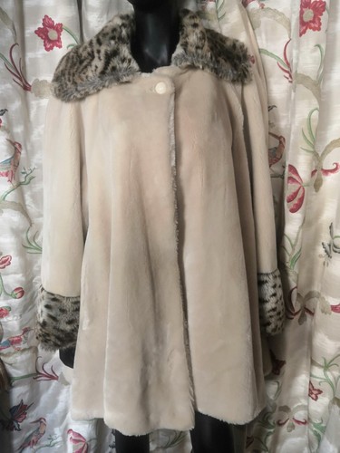 Vintage faux fur swing back - vintage,