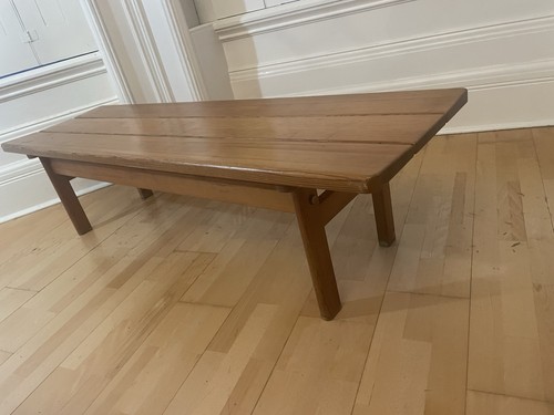 Danish pine bench - pine, ,vintage