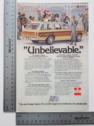 Dodge aspen wagon - vintage, auto