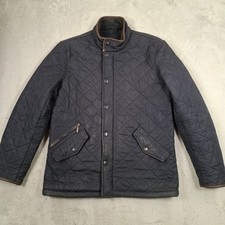 Barbour Jacket Mens Large Navy
