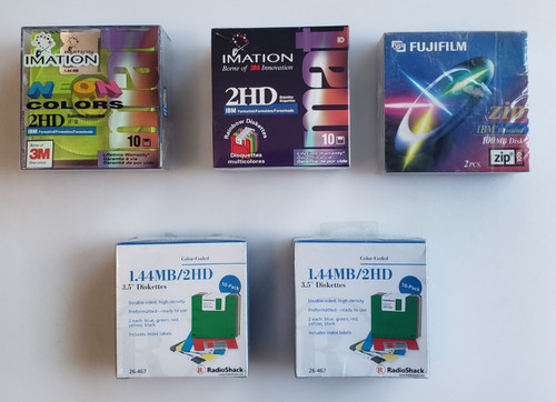 Vintage floppy disk - floppy, lot