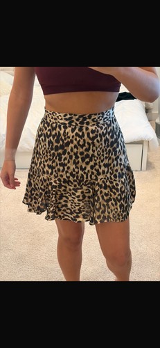 Zara animal print skirt - animal,