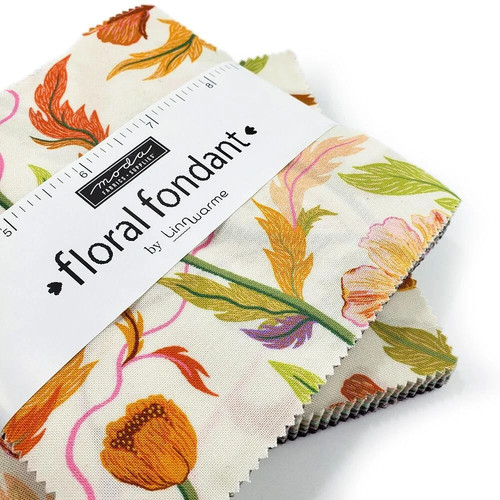 Moda floral fondant charm pack - fondant,