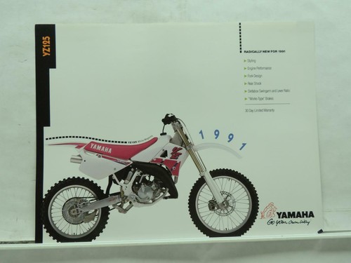 1991 yamaha yz125 motorcycle - 1991,