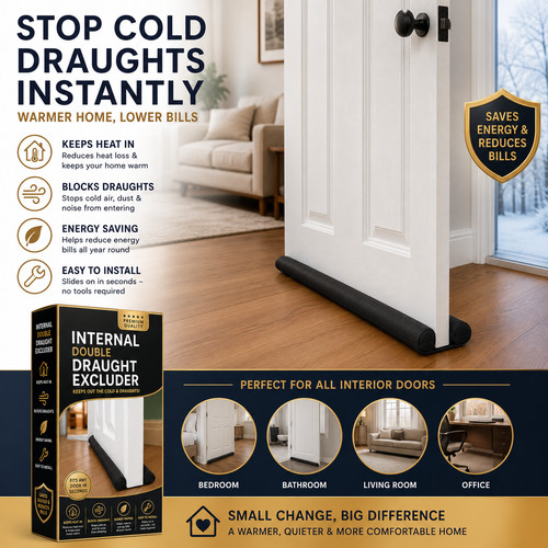 Double sided draught - sided,