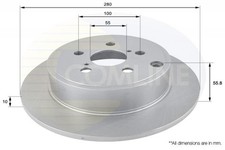 REAR BRAKE DISCS SET BRAKING