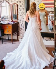 Maggie Sottero Bridal Gown / Wedding Dress - Size Uk 12 - Ivory