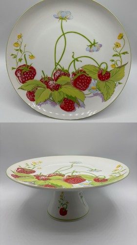 Strawberry hill cake stand - strawberry,