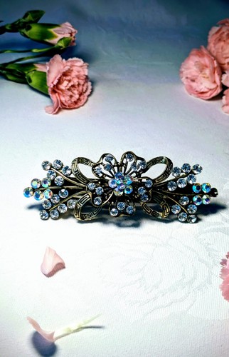 Turquose diamonte bridal hair - turquose, diamonte,