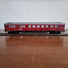 Fleischmann 1160 HO DSG Speisewagen Dining Coach Maroon