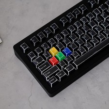 151 Keys Black Manga Keycaps