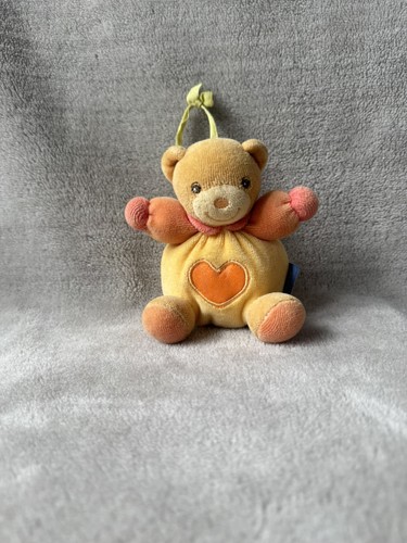 Kaloo mini orange heart teddy - mini,