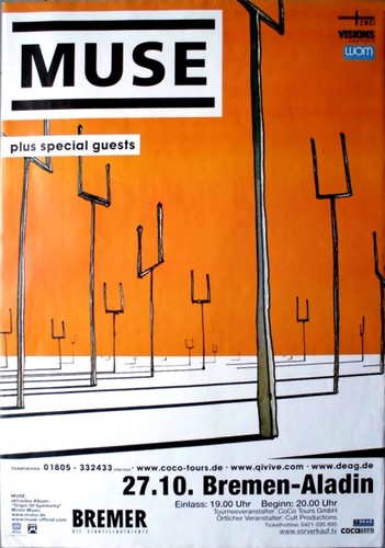 Muse 2001 live in - muse, concert