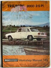 Intereurope - Triumph 2000 2.5PI / from 1972 / Workshop Manual - Used - 194