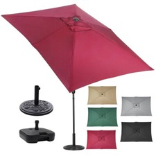 2x3M Garden Parasol Rectangle