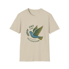 Peace for Palestine: End the Occupation Dove T-shirt