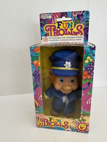 Vintage fun trolls - trolls, policeman
