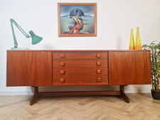 Vanson by Peter Hayward 1960s Mid Century Teak Danish Design Sideboard Credenza