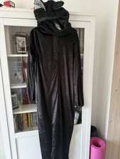 Adult Cat Jumpsuit/costume Black Used In Good Condition With Tail And Paws Xl