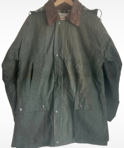 Mens green vintage cotton wax - green,
